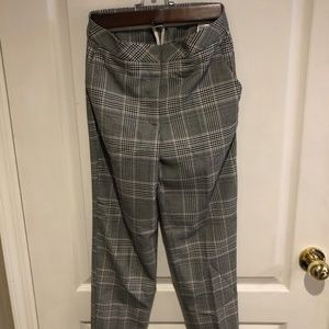 H&M Gray Plaid Dress Pants